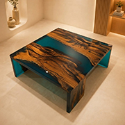 Epoxy Resin Center Table