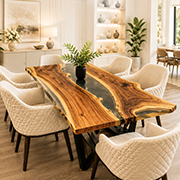 Epoxy Resin Dining Table