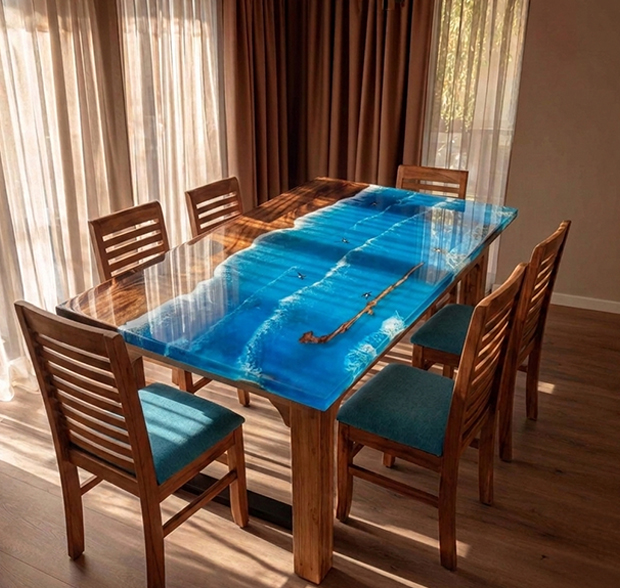 Epoxy Dining Table