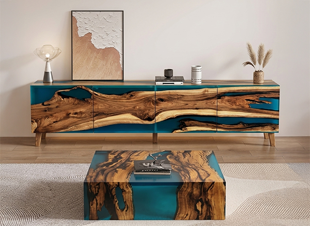 Custom Epoxy Furniture